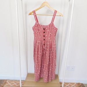 Maeve Red Striped Hudson Dress